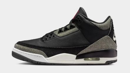 JORDAN 3 LEVIS NEGRA